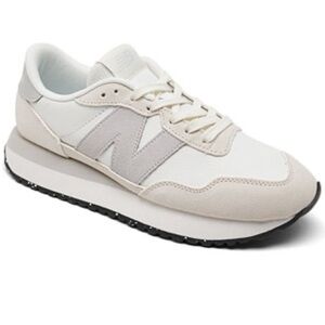 New Balance 237 NB White Gray Women LifeStyle Casual Shoes Snekaers - Women’s 7